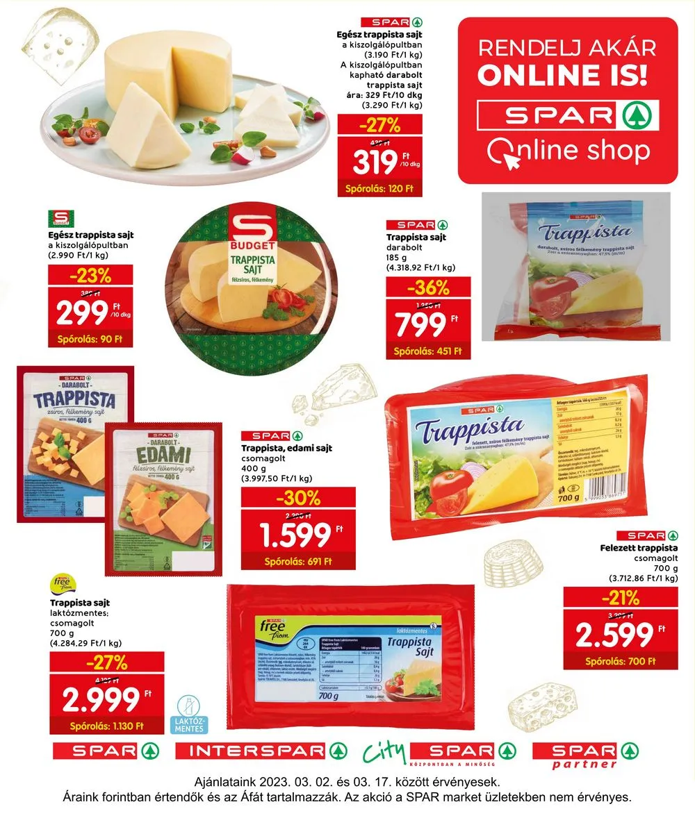 Interspar akciós újság 03.09–03.14 – 3. oldal