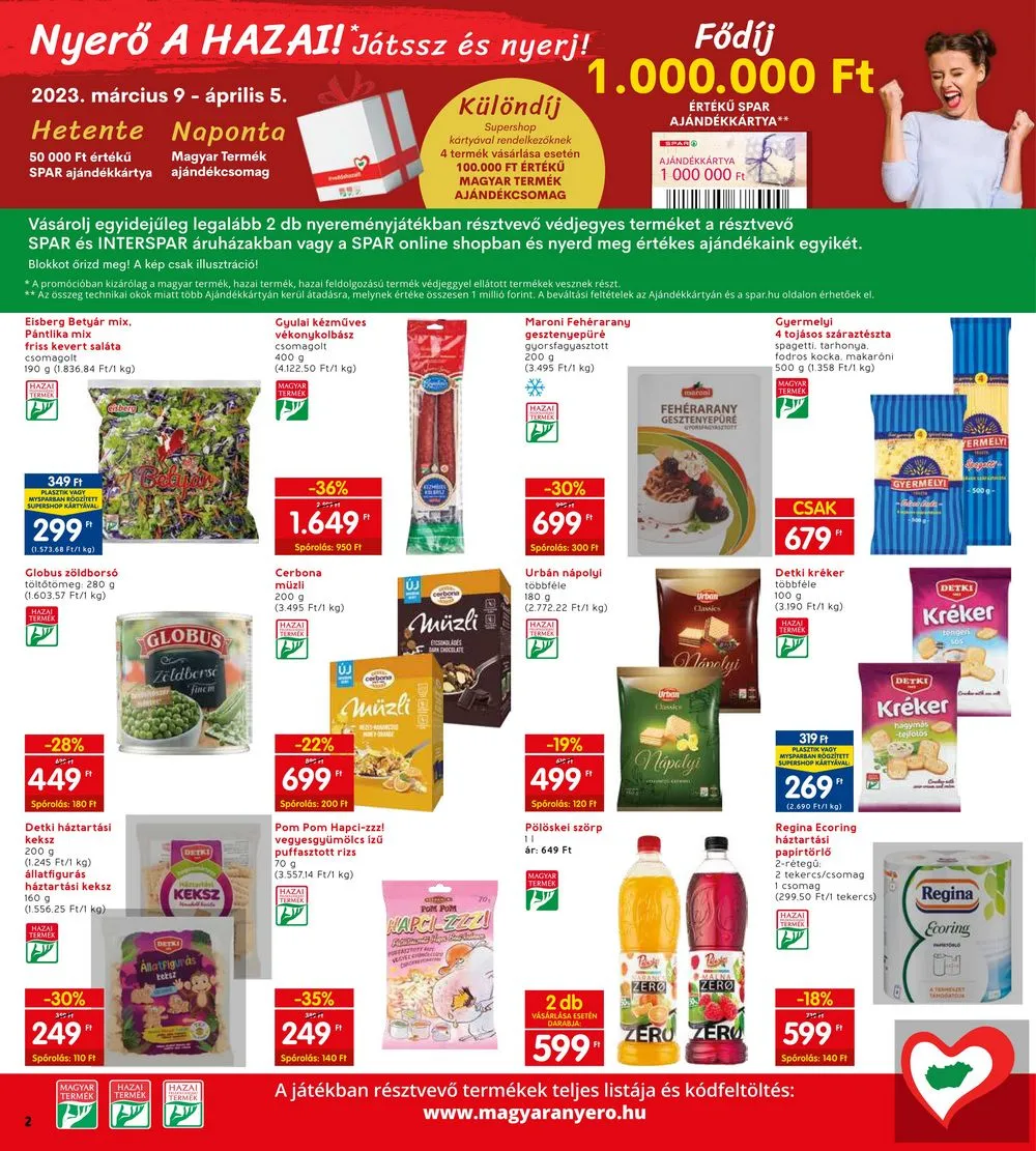 Interspar akciós újság 03.09–03.14 – 4. oldal