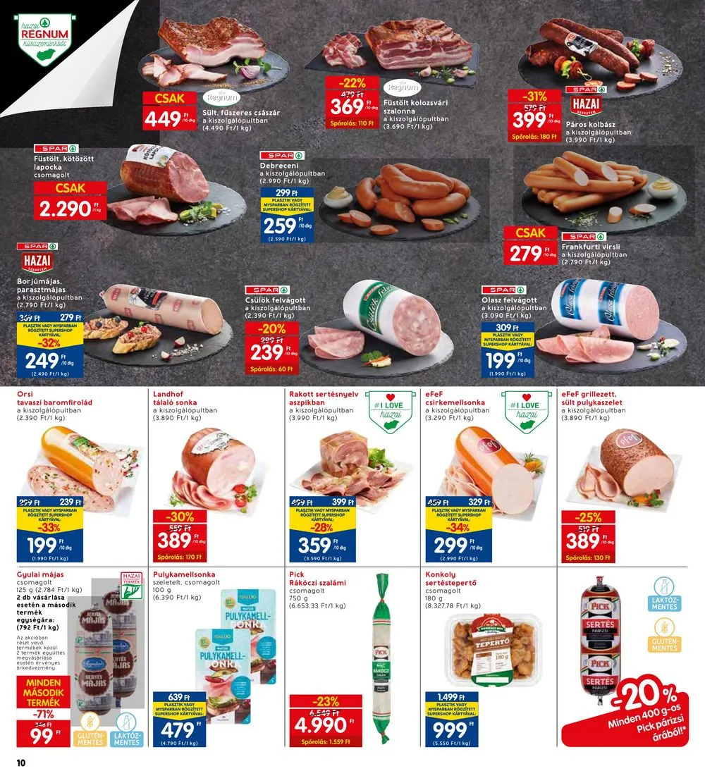 Interspar akciós újság 03.16–03.22 – 12. oldal