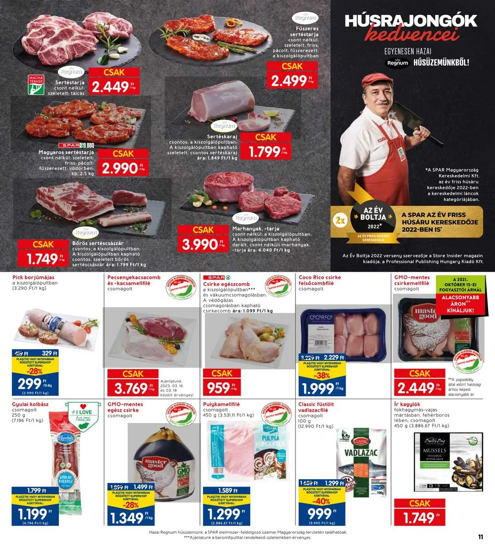 Interspar akciós újság 03.16–03.22 – 13. oldal