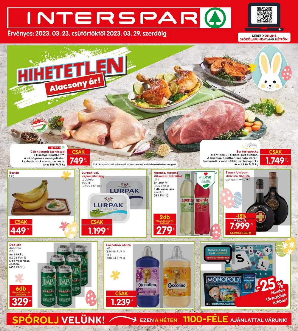 Interspar akciós újság 03.23–03.29