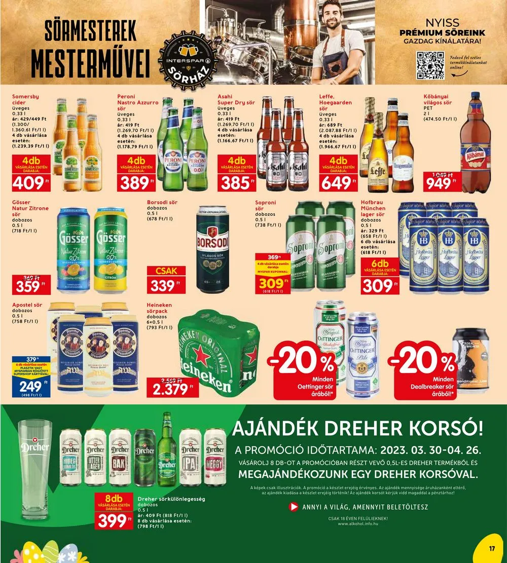 Interspar akciós újság 03.30–04.08 – 21. oldal