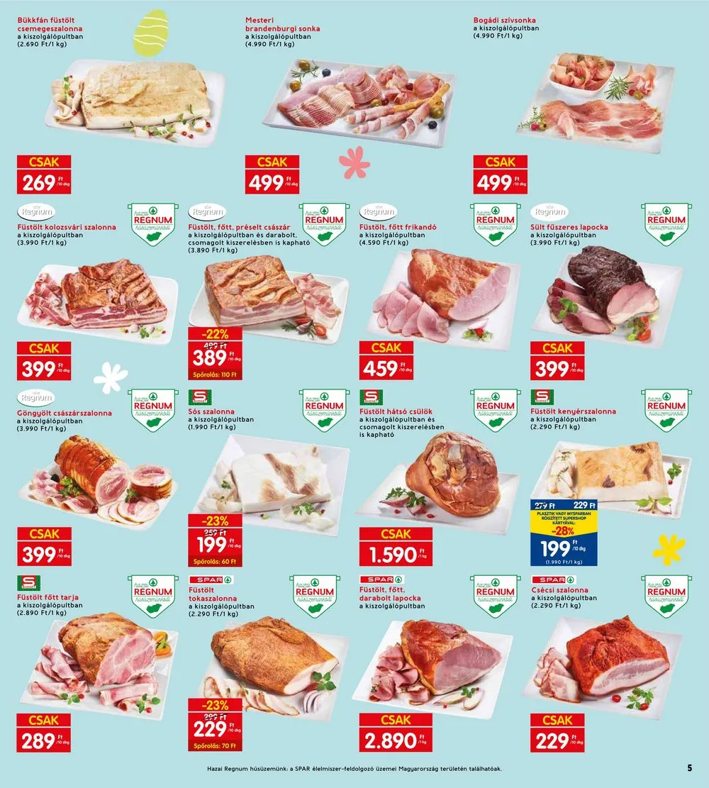 Interspar akciós újság 03.30–04.08 – 5. oldal