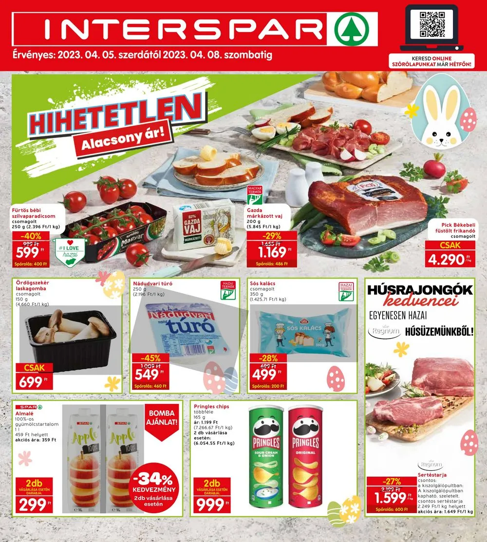 Interspar akciós újság 04.05–04.08