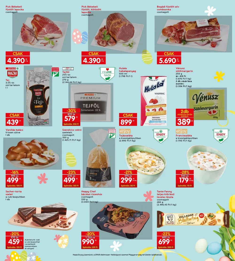 Interspar akciós újság 04.05–04.08 – 3. oldal