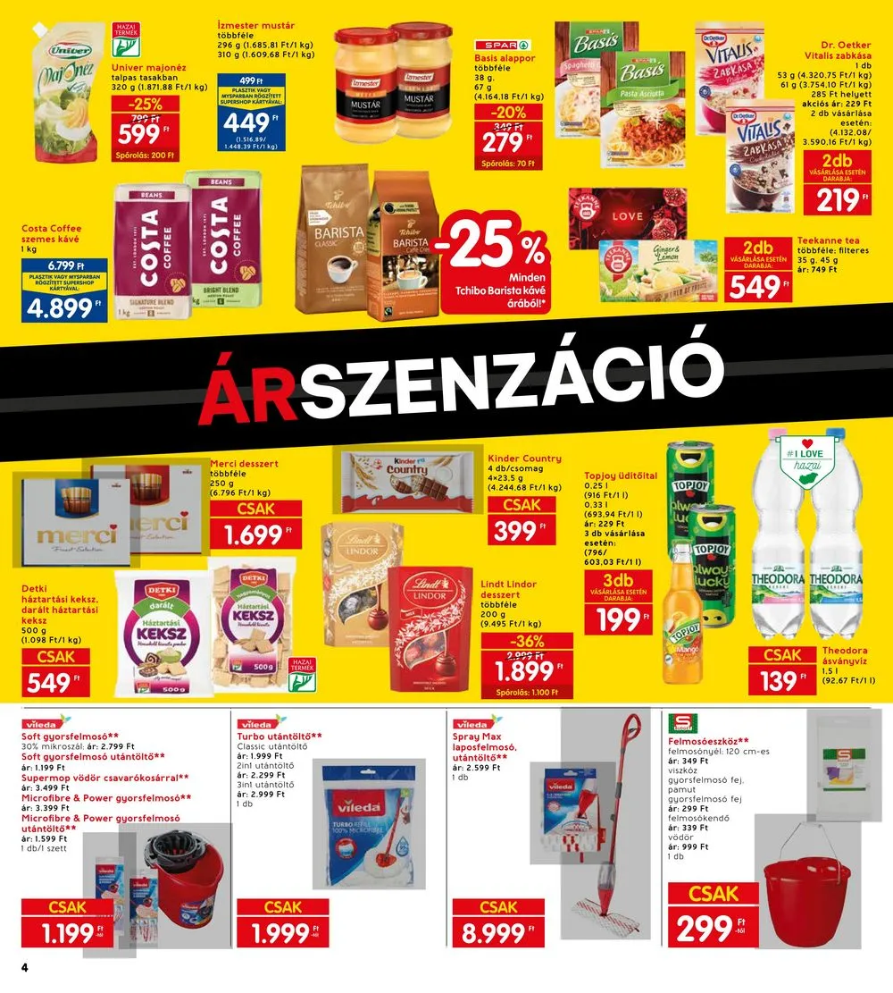 Interspar akciós újság 04.05–04.12 – 4. oldal