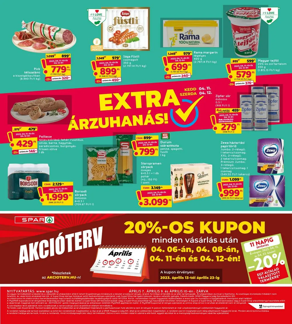 Interspar akciós újság 04.05–04.12 – 7. oldal