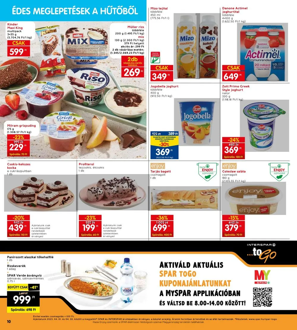 Interspar akciós újság 04.13–04.19 – 14. oldal