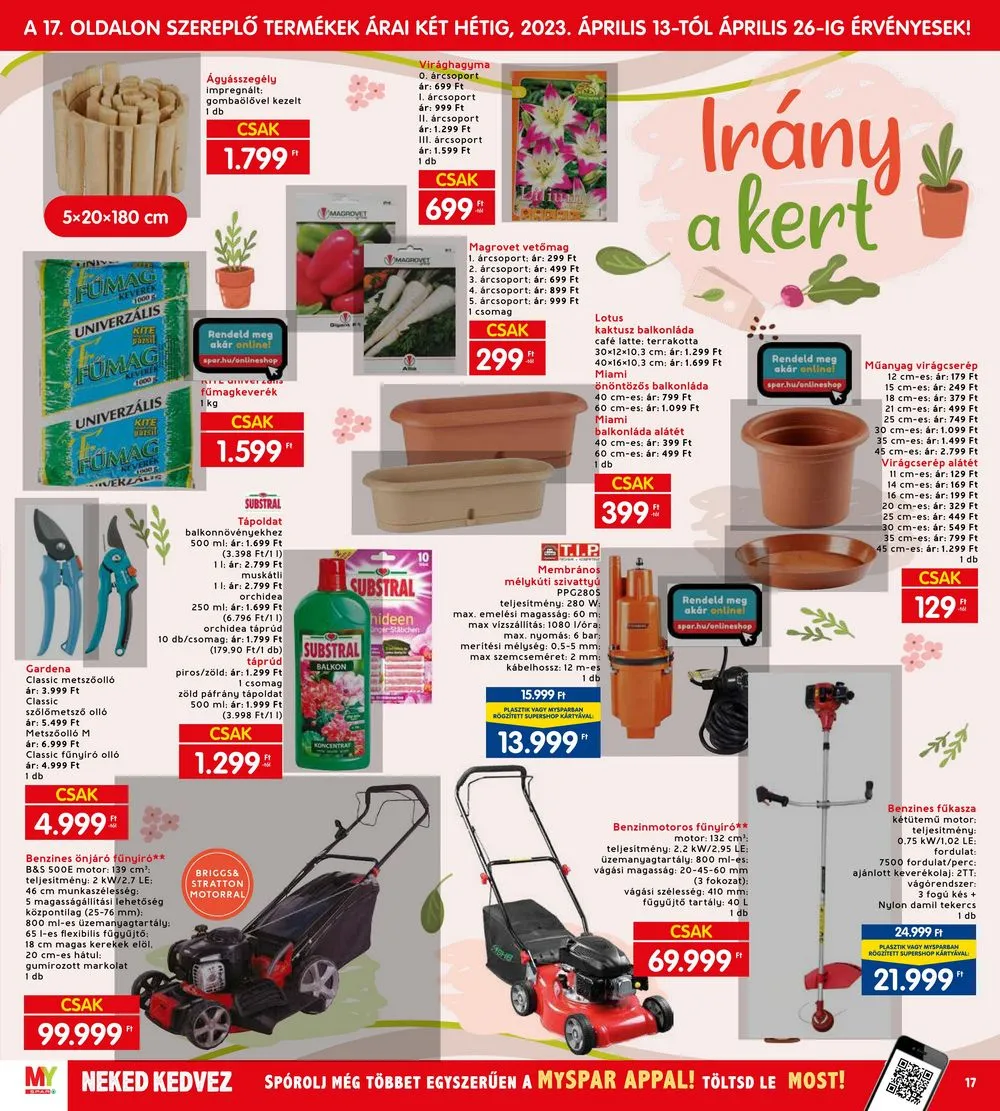 Interspar akciós újság 04.13–04.19 – 23. oldal