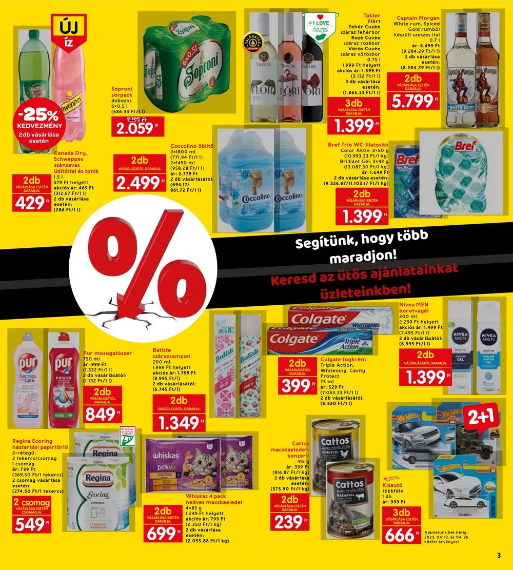 Interspar akciós újság 04.13–04.19 – 3. oldal
