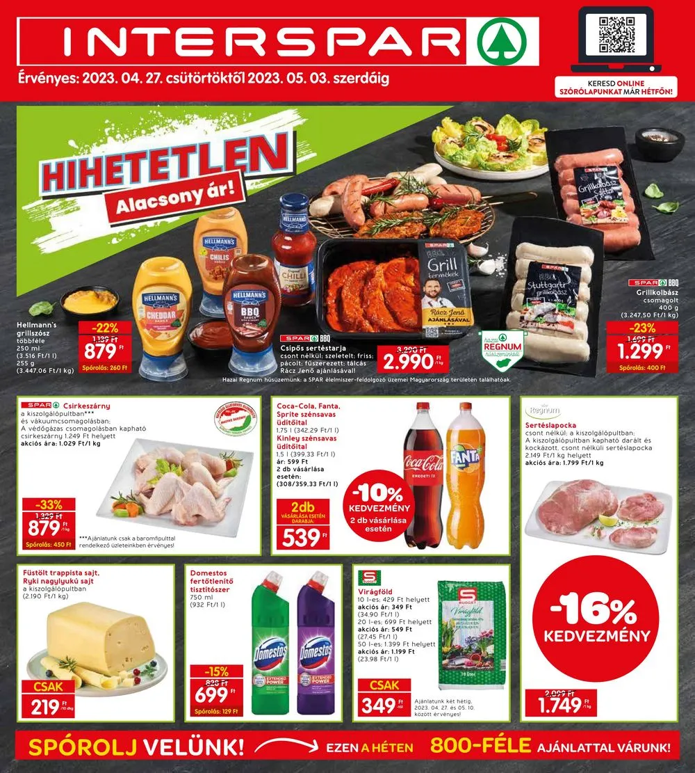 Interspar akciós újság 04.27–05.03