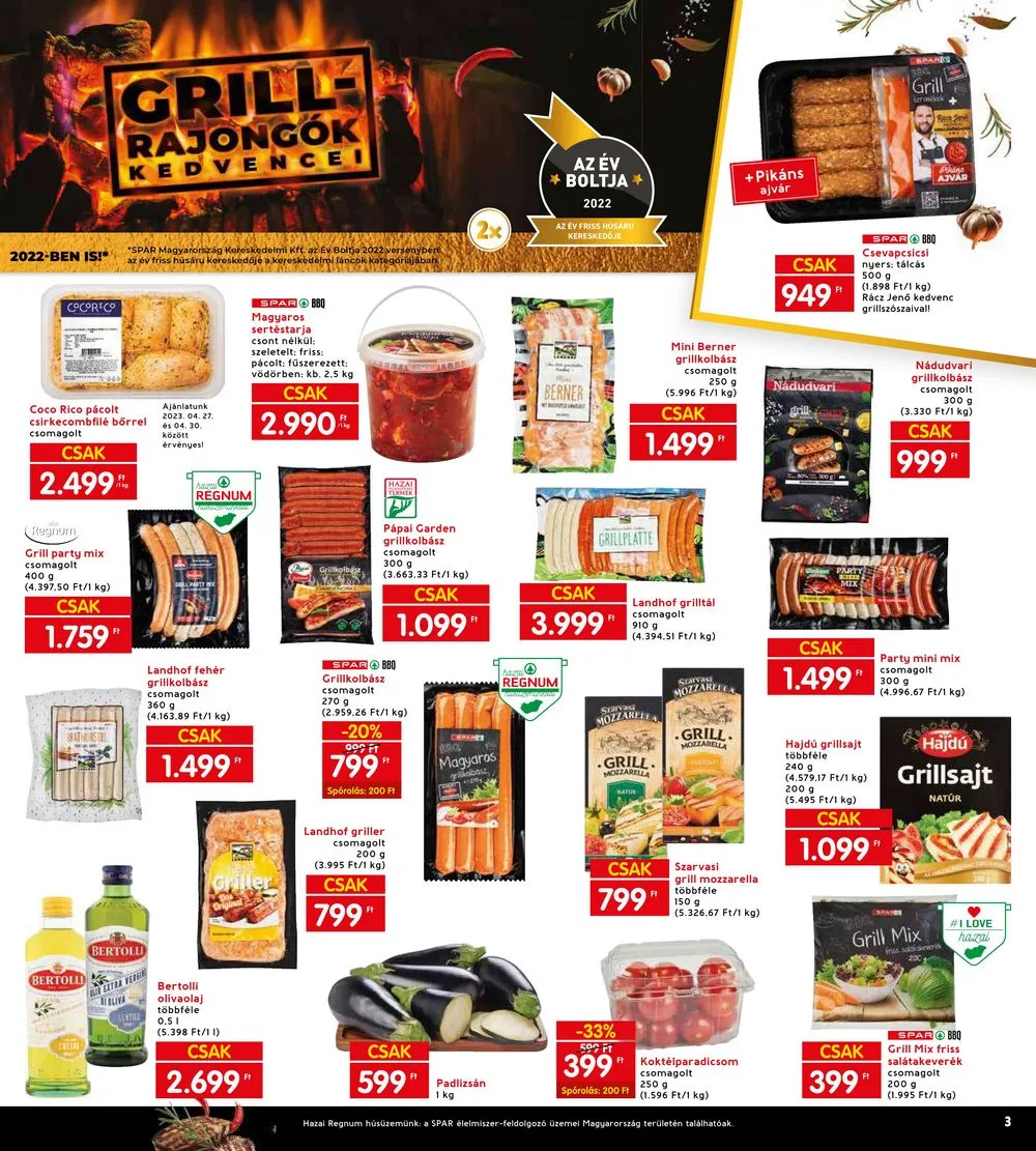 Interspar akciós újság 04.27–05.03 – 3. oldal