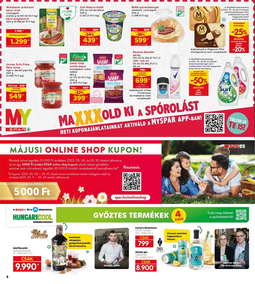 Interspar akciós újság 05.04–05.10 – 8. oldal