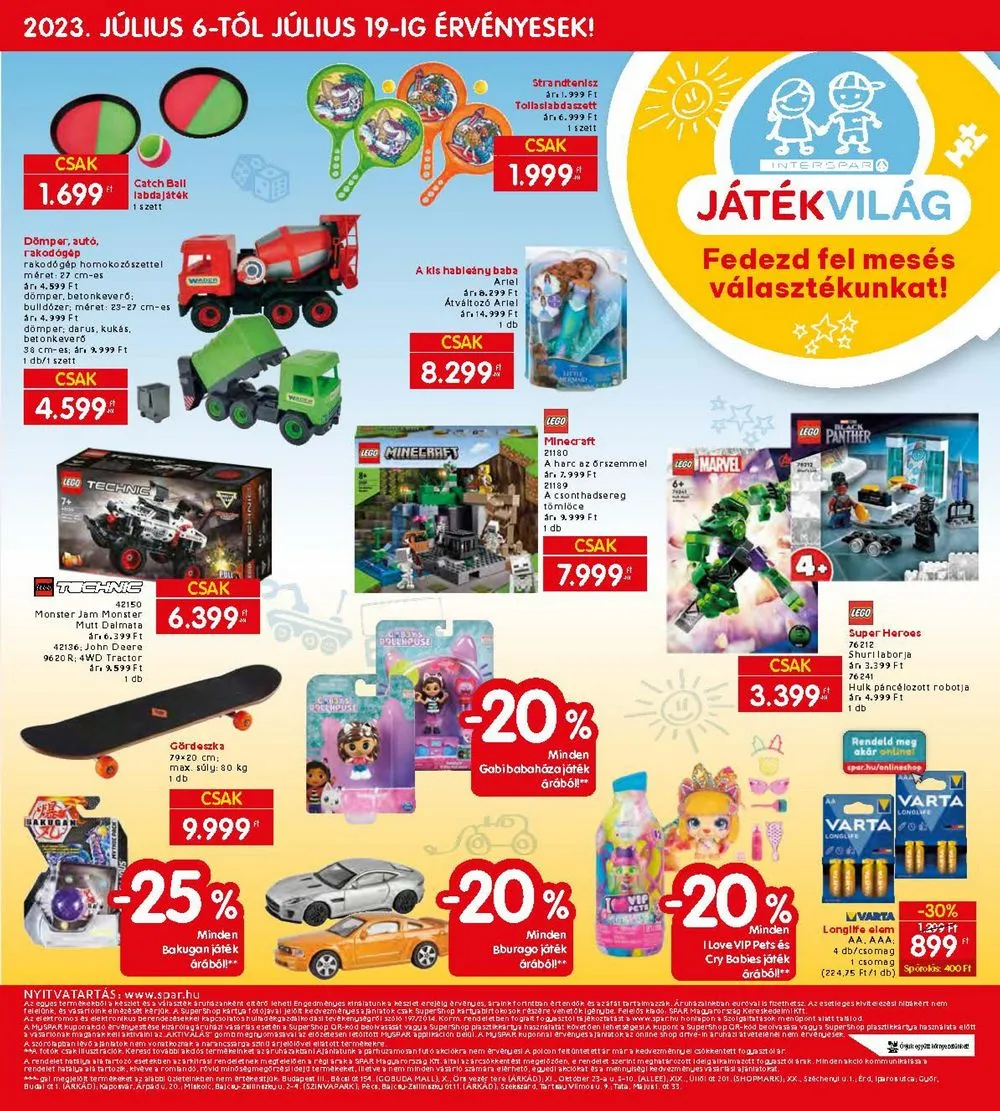 Interspar akciós újság 07.06–07.12 – 25. oldal