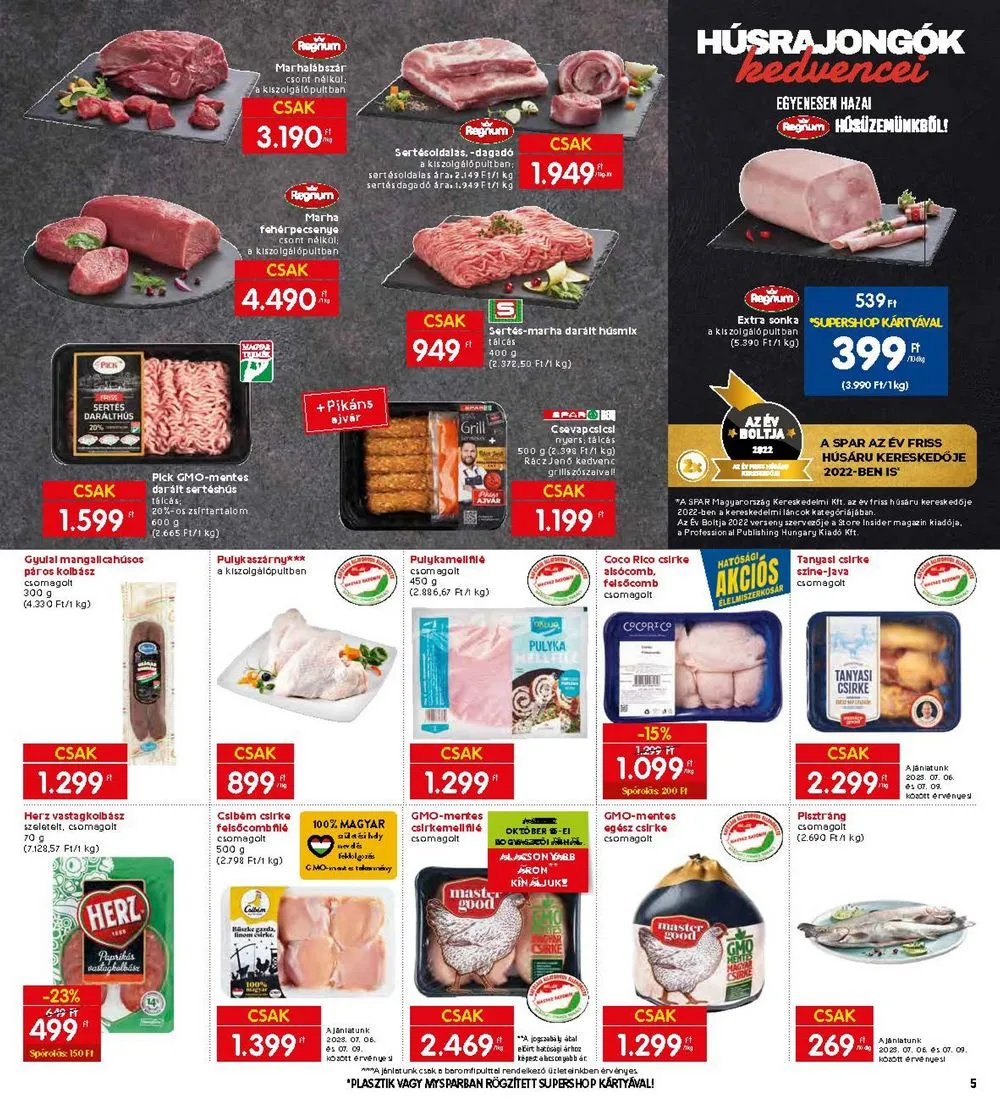Interspar akciós újság 07.06–07.12 – 7. oldal