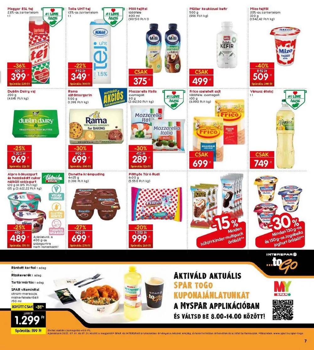 Interspar akciós újság 07.06–07.12 – 9. oldal