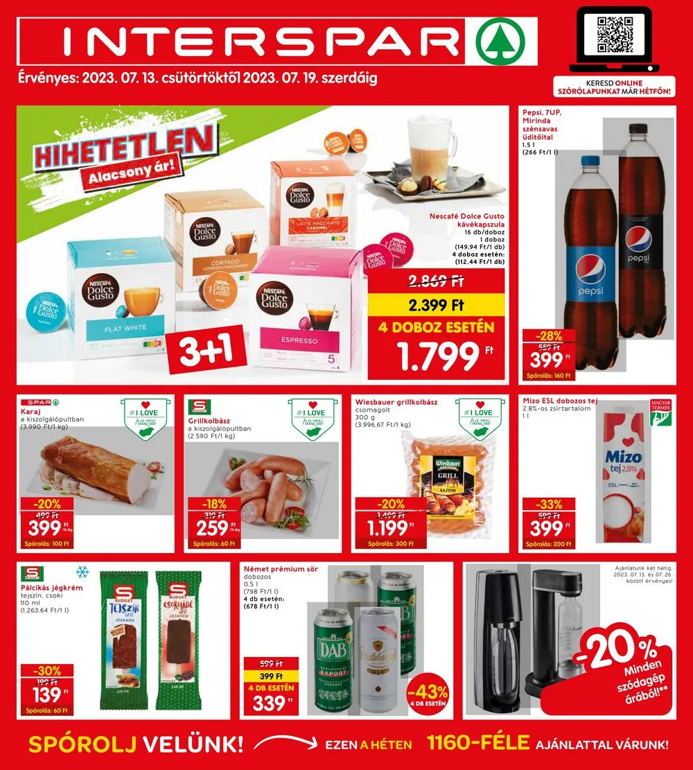 Interspar akciós újság 07.13–07.20