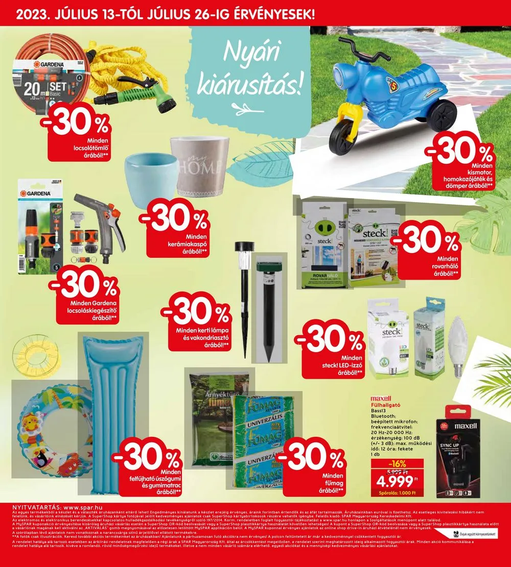 Interspar akciós újság 07.13–07.20 – 25. oldal