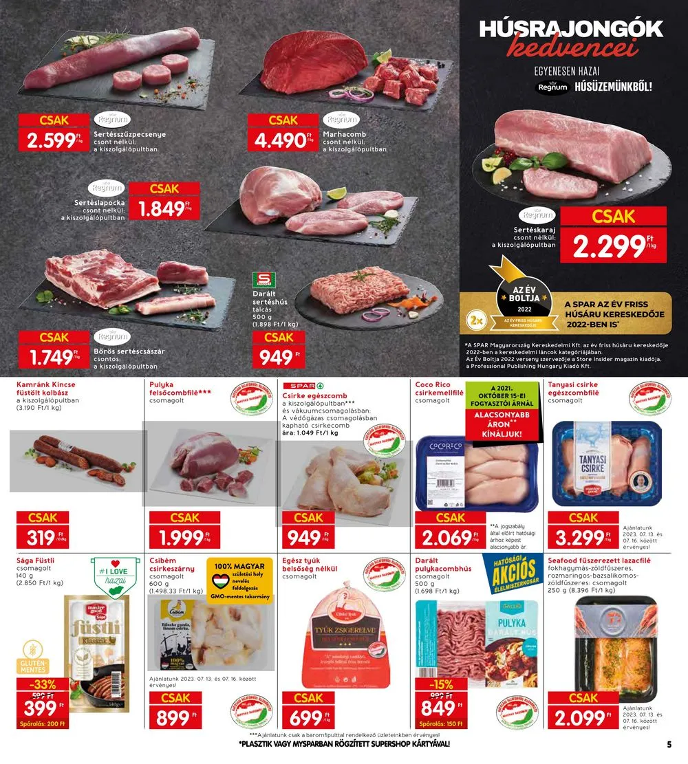 Interspar akciós újság 07.13–07.20 – 7. oldal