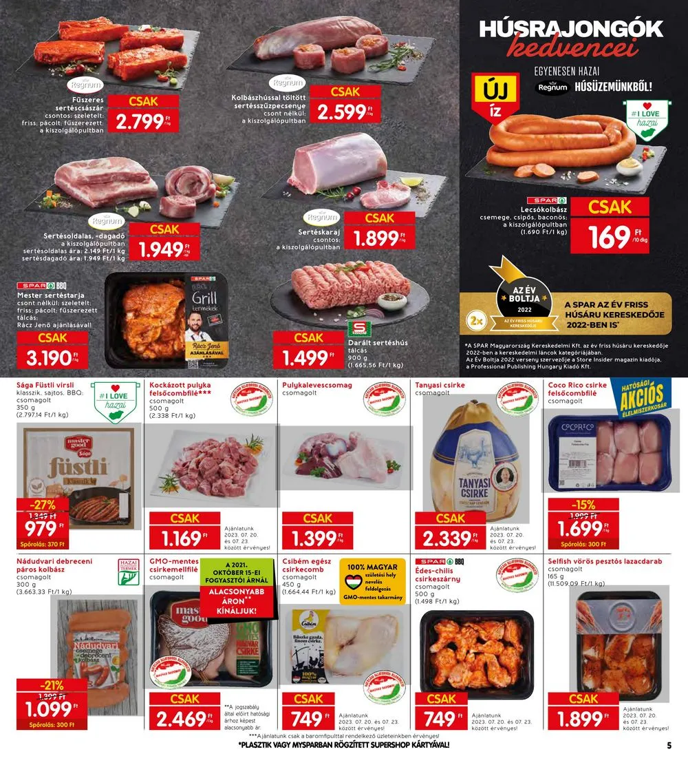 Interspar akciós újság 07.20–07.26 – 7. oldal