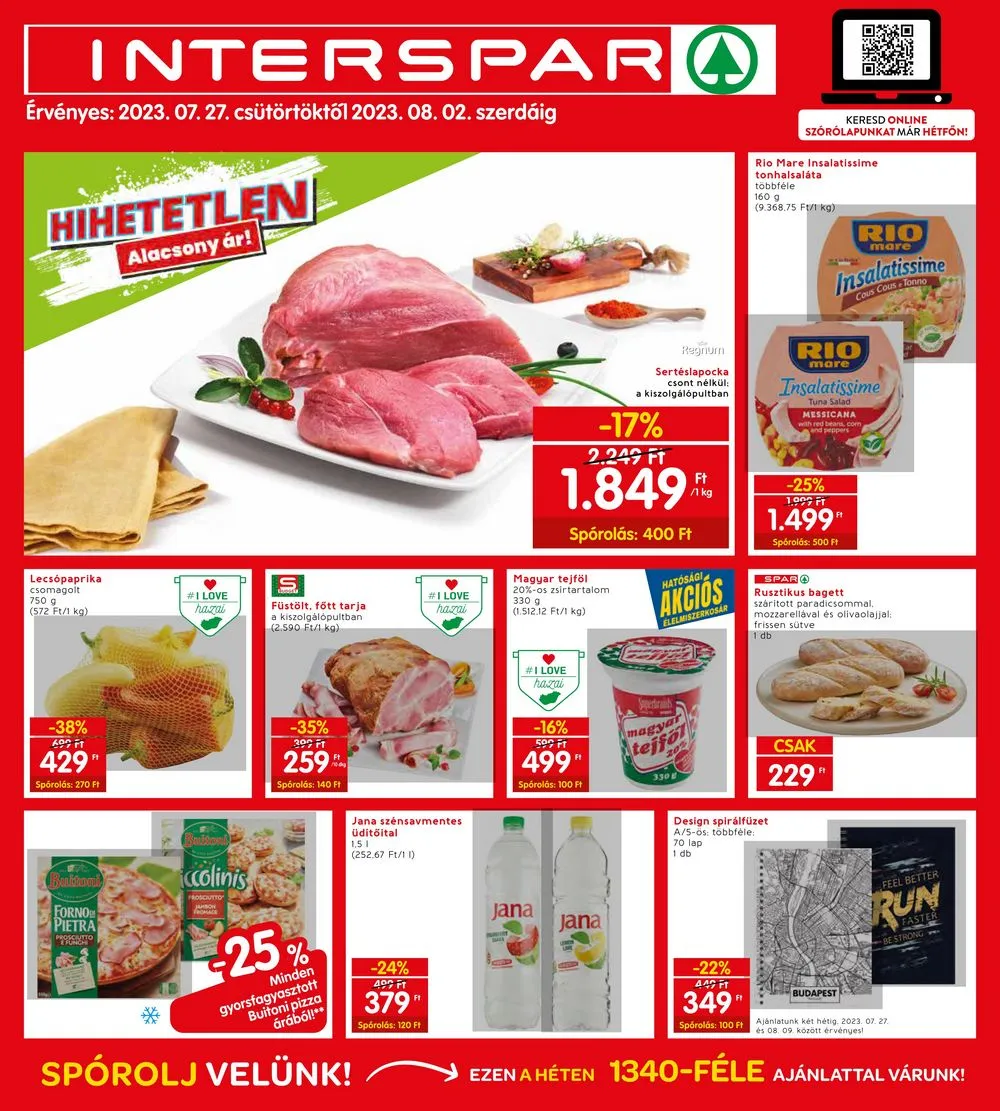 Interspar akciós újság 07.27–08.02