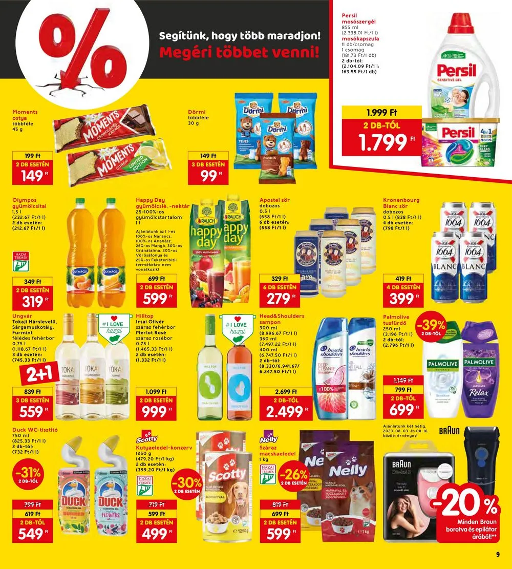 Interspar akciós újság 08.03–08.09 – 11. oldal