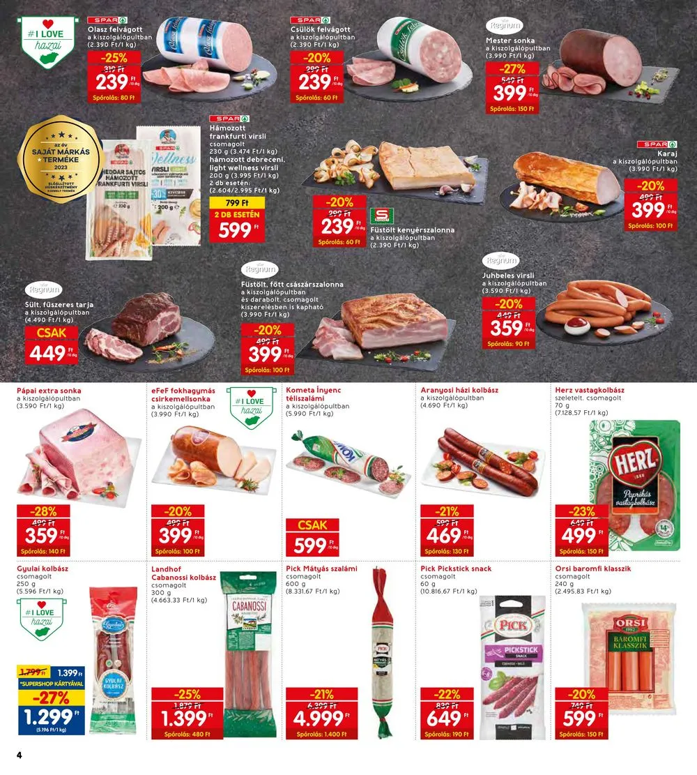 Interspar akciós újság 08.03–08.09 – 6. oldal
