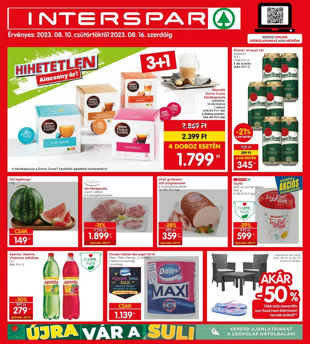 Interspar akciós újság 08.10–08.16