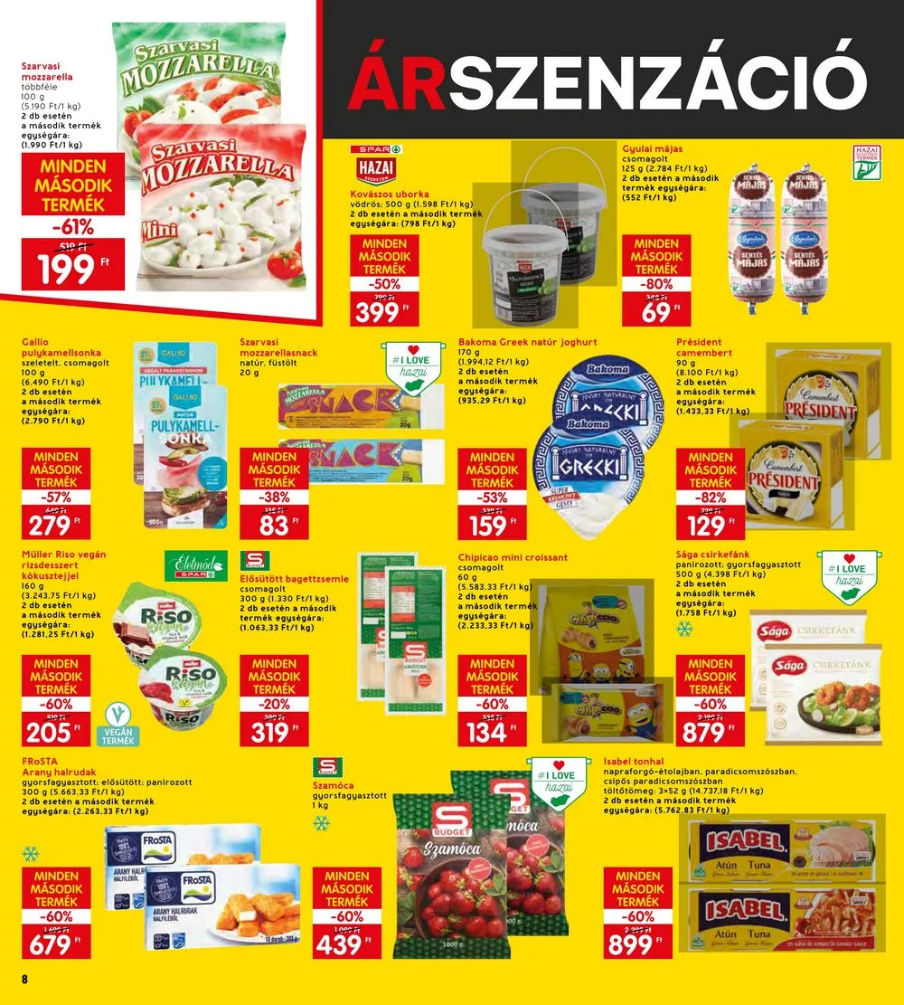 Interspar akciós újság 08.10–08.16 – 10. oldal