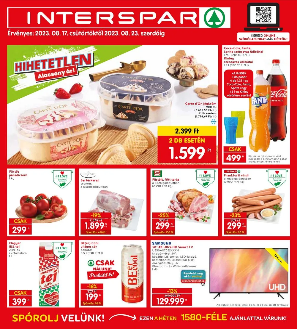 Interspar akciós újság 08.17–08.23