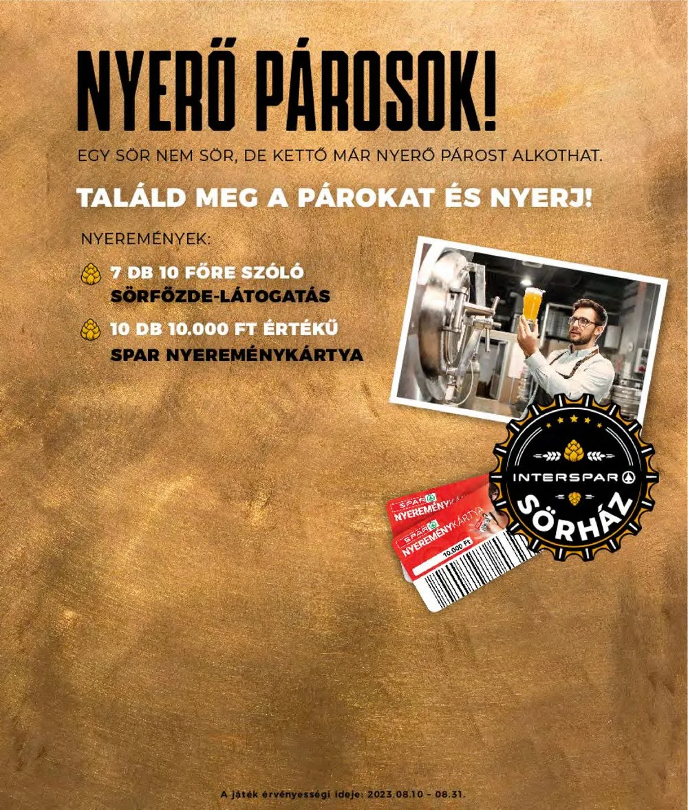 Interspar akciós újság 08.17–08.23 – 12. oldal