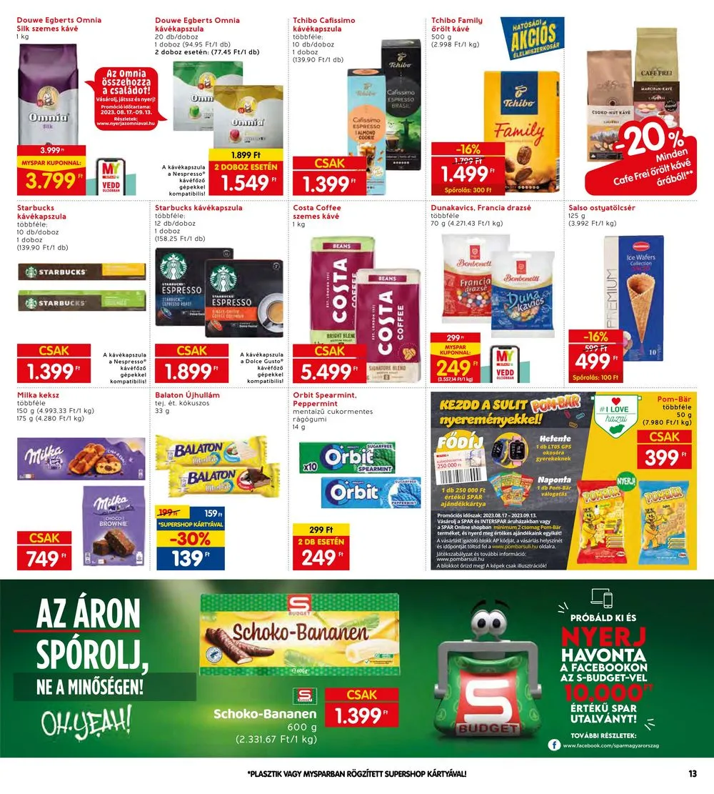 Interspar akciós újság 08.17–08.23 – 17. oldal
