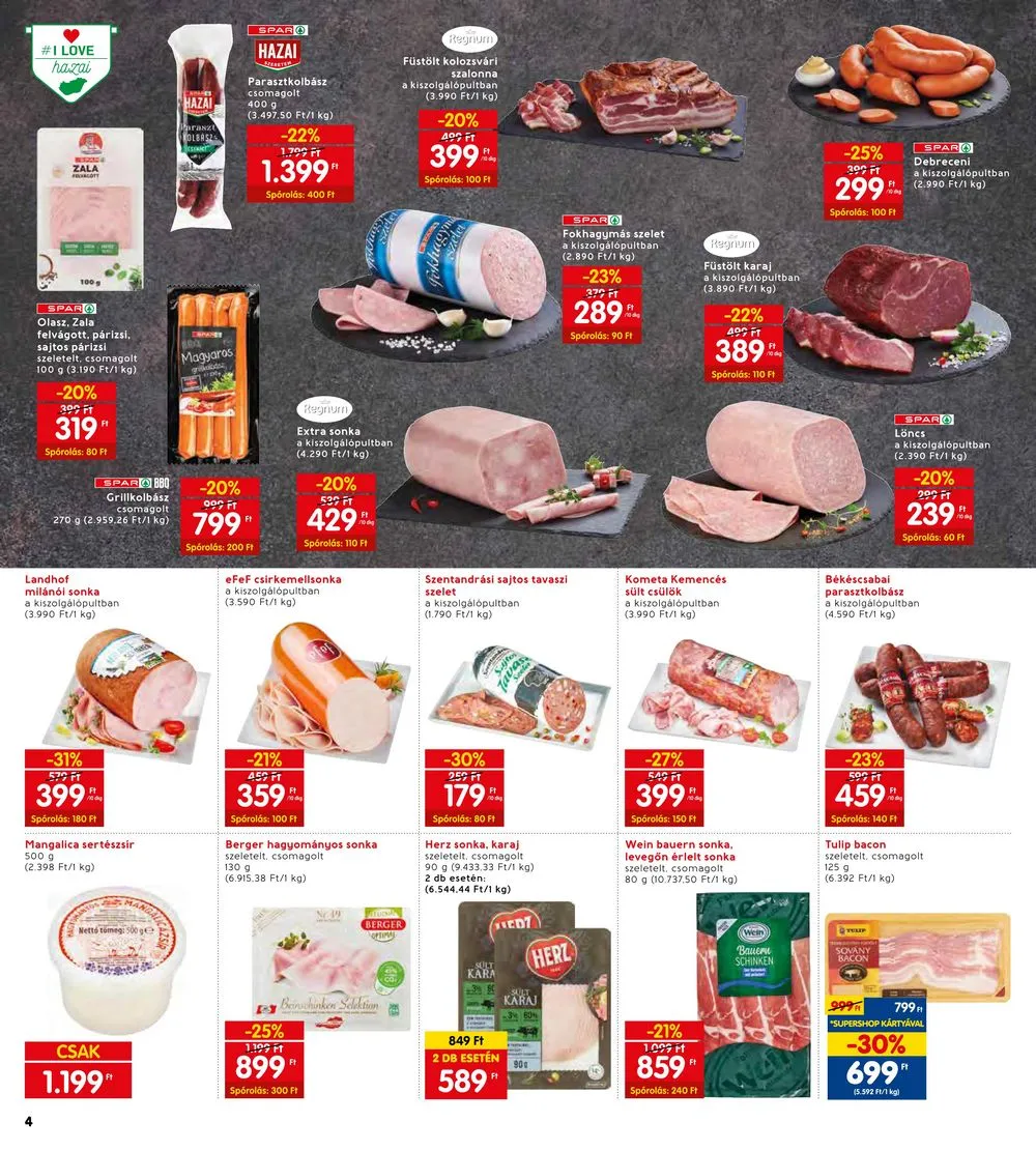 Interspar akciós újság 08.17–08.23 – 6. oldal