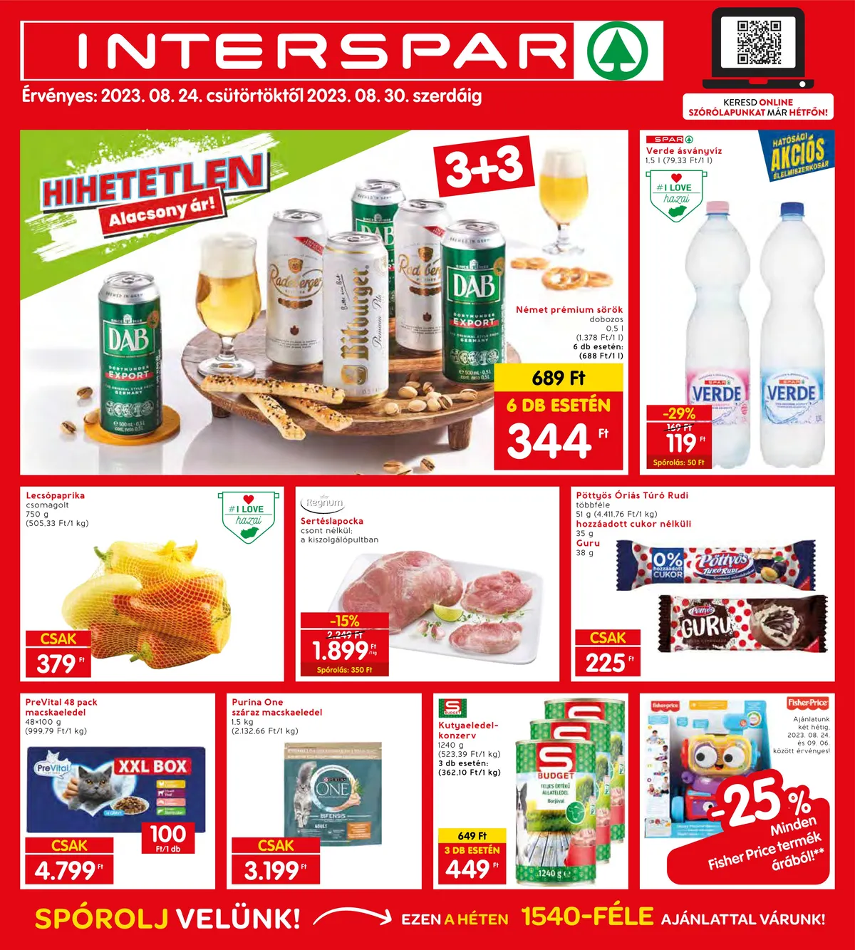 Interspar akciós újság 08.24–08.30