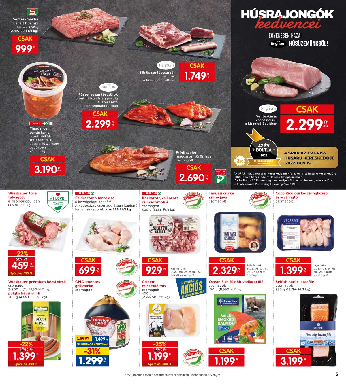 Interspar akciós újság 08.24–08.30 – 7. oldal