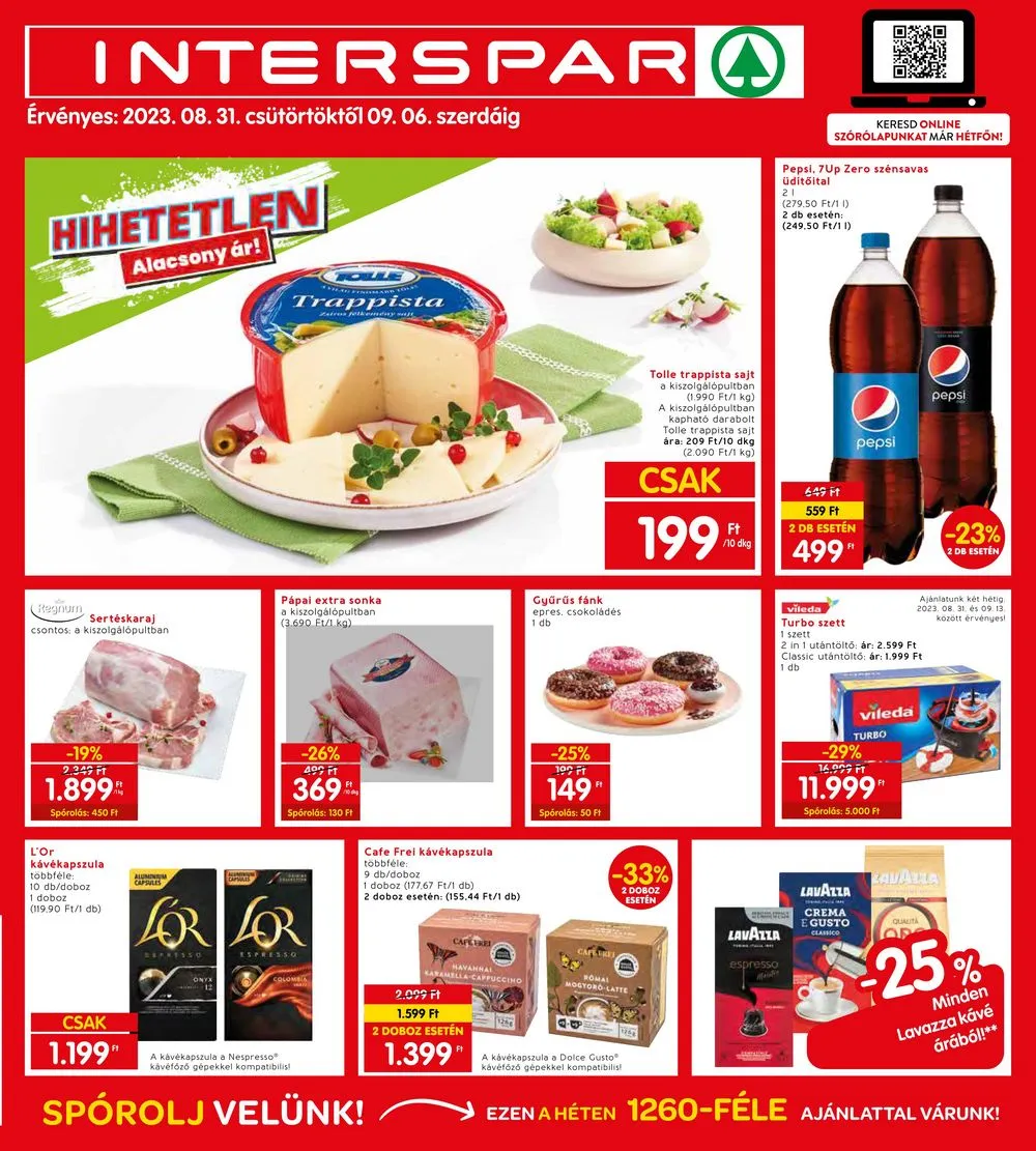 Interspar akciós újság 08.31–09.06
