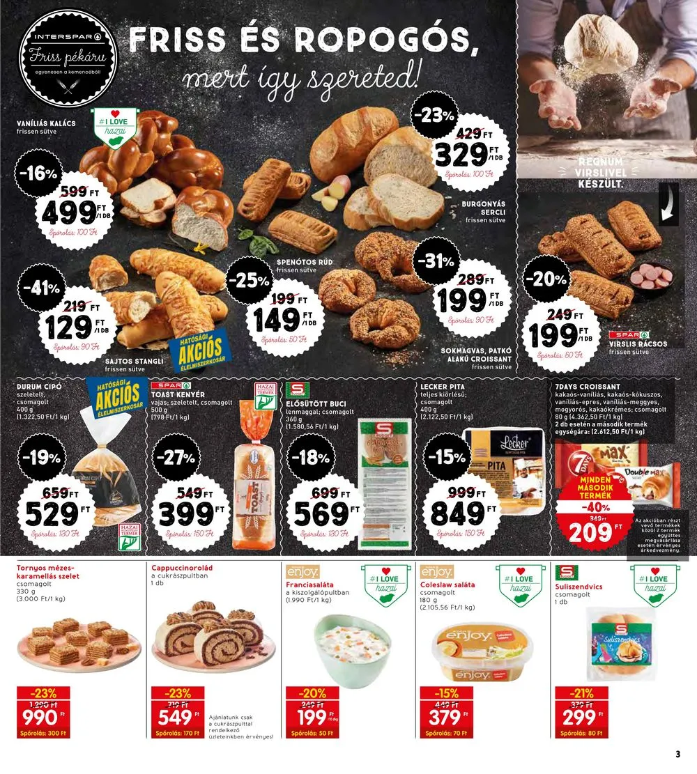 Interspar akciós újság 08.31–09.06 – 3. oldal