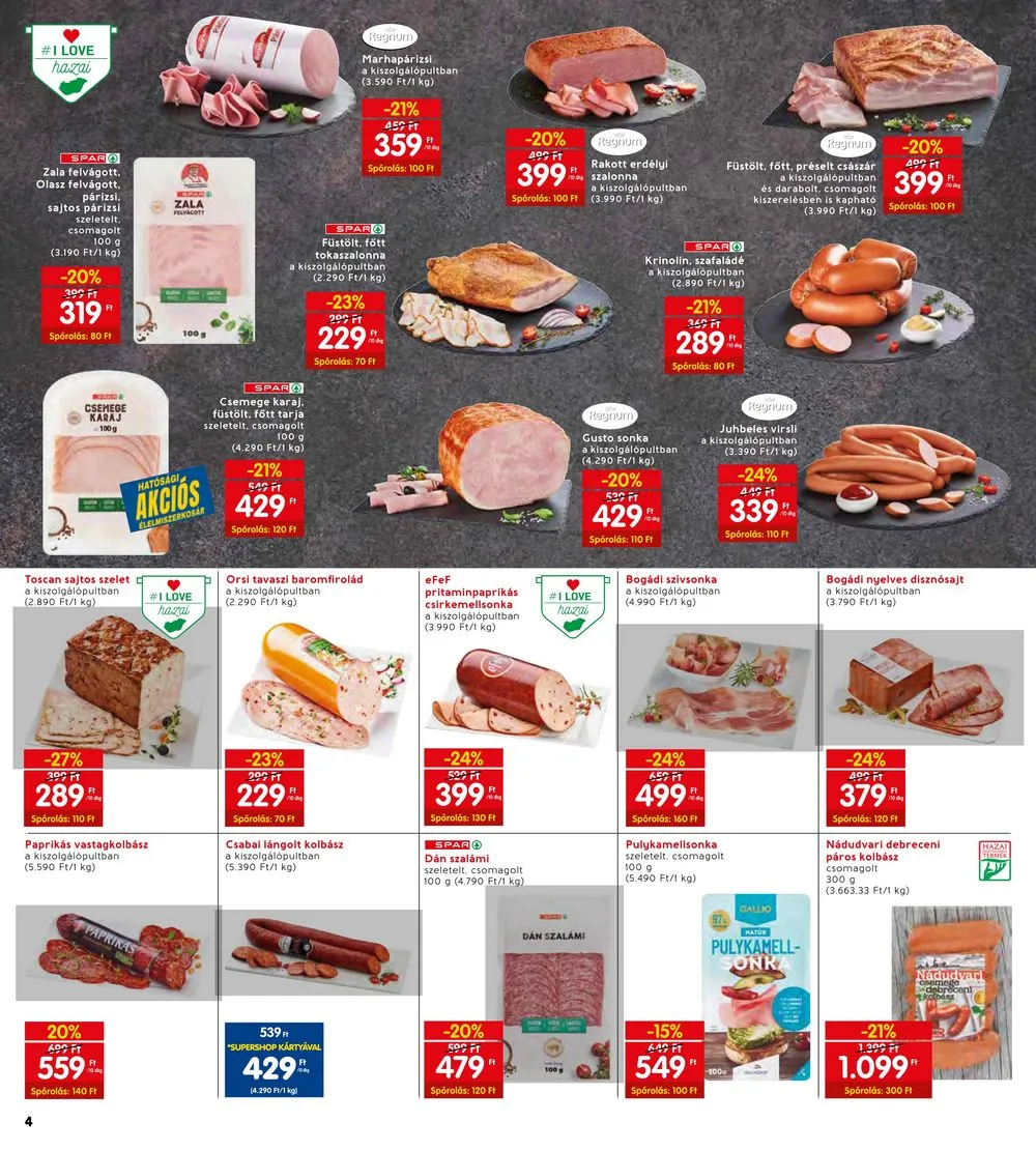 Interspar akciós újság 08.31–09.06 – 6. oldal