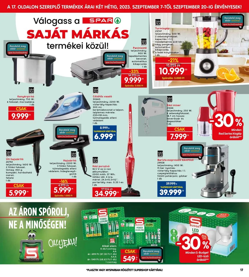 Interspar akciós újság 09.07–09.13 – 25. oldal