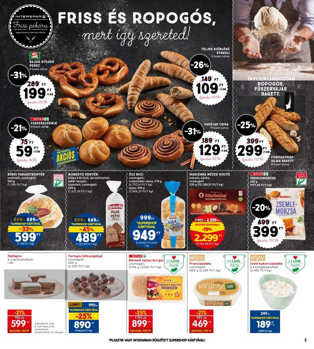 Interspar akciós újság 09.07–09.13 – 3. oldal