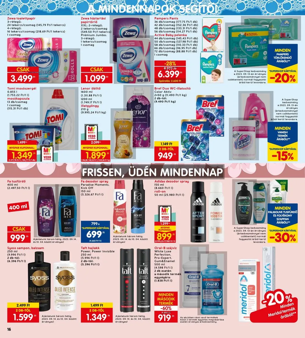 Interspar akciós újság 09.14–09.20 – 22. oldal