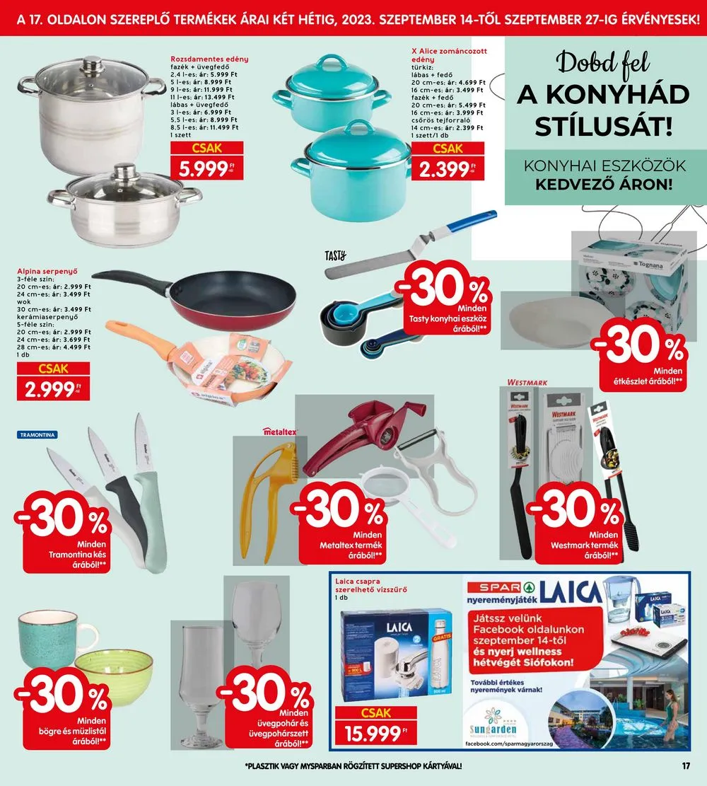 Interspar akciós újság 09.14–09.20 – 23. oldal