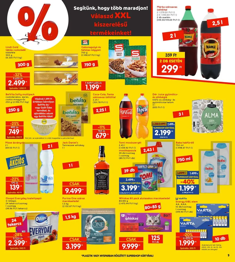 Interspar akciós újság 09.21–09.27 – 11. oldal