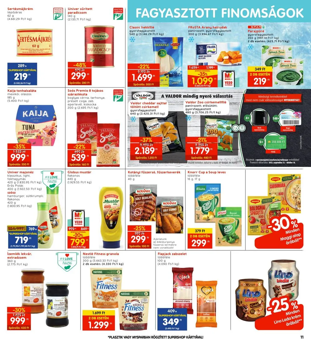 Interspar akciós újság 09.21–09.27 – 15. oldal