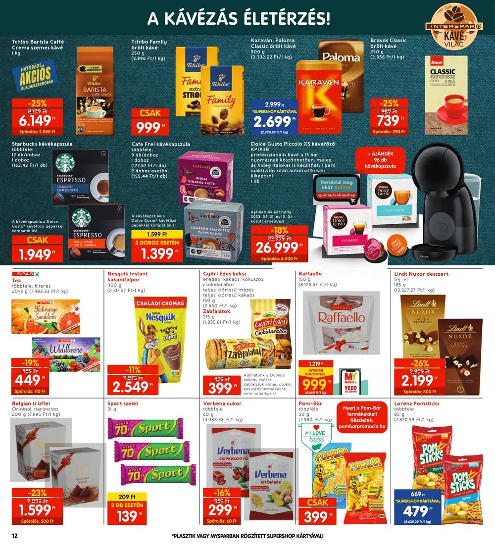 Interspar akciós újság 09.21–09.27 – 16. oldal