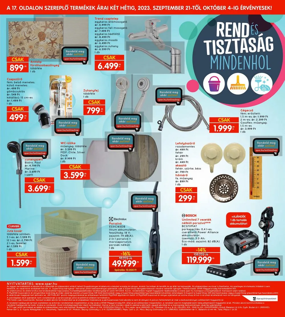 Interspar akciós újság 09.21–09.27 – 23. oldal