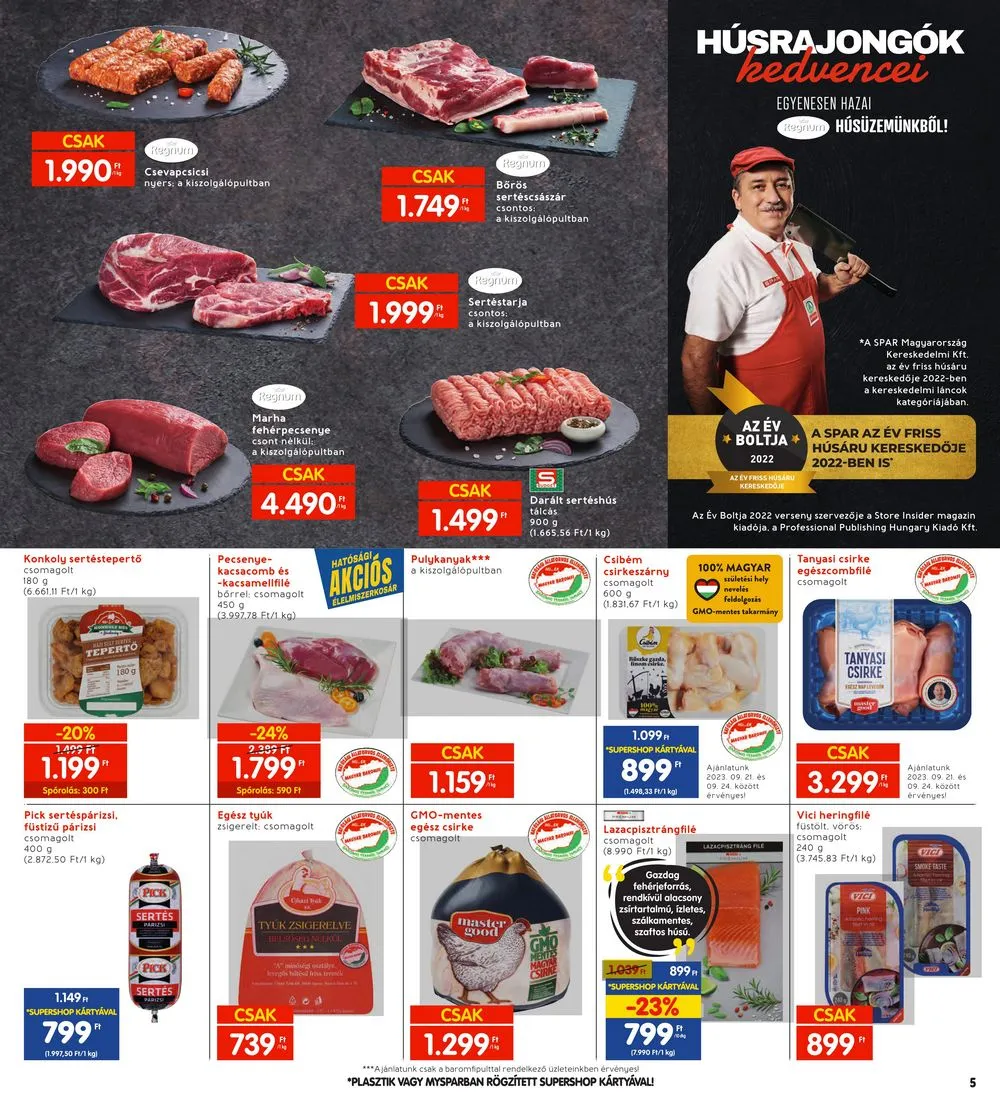Interspar akciós újság 09.21–09.27 – 7. oldal
