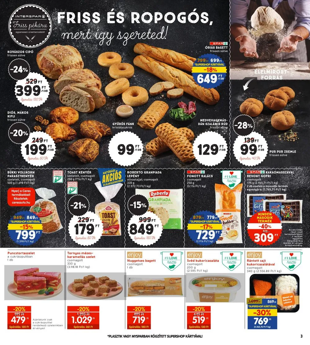 Interspar akciós újság 09.28–10.04 – 3. oldal