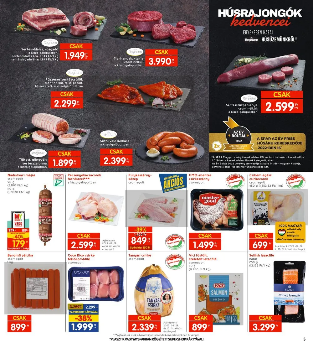 Interspar akciós újság 09.28–10.04 – 7. oldal