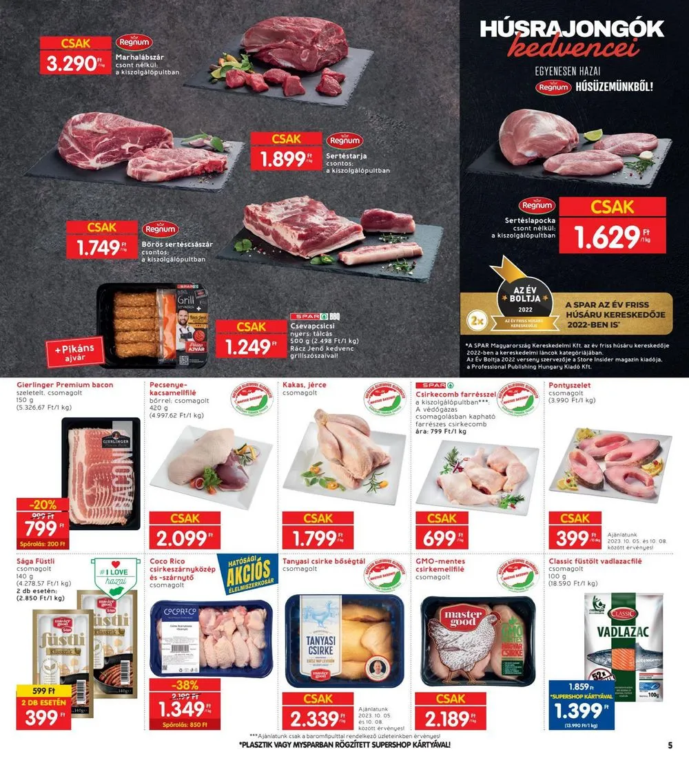Interspar akciós újság 10.05–10.11 – 7. oldal
